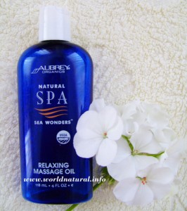 Aubrey Organics Natural Spa Sea Wonders, Relaxing Massage Oil отзывы